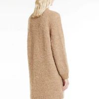 Shop (W) WEEKEND MaxMara FW22 駝色羊駝毛混紡針織毛衣純色款式 5316012906001-ENFASI