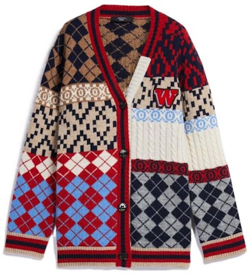 (W) 위켄드 막스마라 FW22 알파카 블렌드 컬러블록 니트 가디건 여성 블루 백투스쿨. 5346052906003-FIORIRE Order (W) 위켄드 막스마라 FW22 알파카 블렌드 컬러블록 니트 가디건 여성 블루 백투스쿨. 5346052906003-FIORIRE