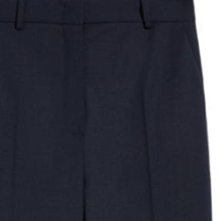 Sizing (W) WEEKEND MaxMara ブラックプリーツ ストレートレッグ カジュアルパンツ FW23 5136053306-001