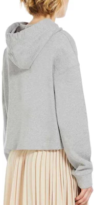 (W) WEEKEND MaxMara 灰色刺繡Logo連帽衫,休閒寬鬆版型 5921014106 Purchase (W) WEEKEND MaxMara 灰色刺繡Logo連帽衫,休閒寬鬆版型 5921014106