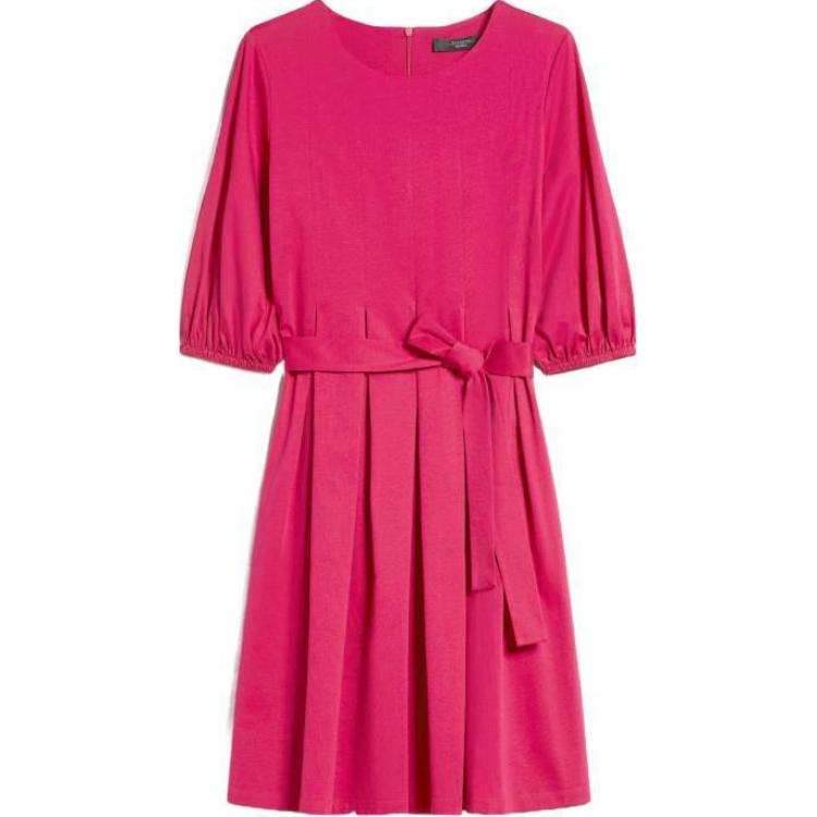 (Women) WEEKEND MaxMara Jumbo Cotton Jersey Midi Dress  Purple 5621074206015-JUMBO