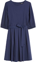 (Women) WEEKEND MaxMara Jumbo Solid Color Short-Sleeve Mini Dress Women’s Navy Blue 5621074206011-JUMBO (Women) WEEKEND MaxMara Jumbo Solid Color Short-Sleeve Mini Dress Women’s Navy Blue 5621074206011-JUMBO