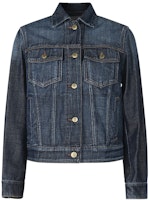 (Women) WEEKEND MaxMara Malizia Blue Cotton Cropped Denim Jacket. 5041102706009-MALIZIA (Women) WEEKEND MaxMara Malizia Blue Cotton Cropped Denim Jacket. 5041102706009-MALIZIA