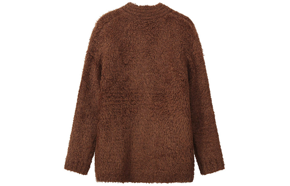 Lookbook (W) WEEKEND MaxMara Molveno Sweater Wanita Rajut Warna Camel Gelap. 5346032306002-MOLVENO