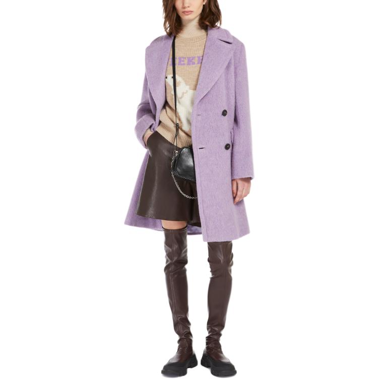 Lookbook (W) WEEKEND MaxMara Ombrosa Sweater Wanita Knit Motif Animal Beige. 5366244206002-OMBROSA