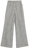 Order (W) WEEKEND MaxMara 寬版條紋休閒長褲 深藍 女裝 5131062706001-OVE
