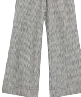 Sizing (W) WEEKEND MaxMara 寬版條紋休閒長褲 深藍 女裝 5131062706001-OVE