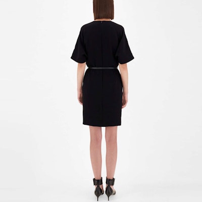 (W) 위켄드 막스마라 피투라 벨트 A라인 반소매 원피스 여성 - 블랙. 1226101906003-PITTURA Shop (W) 위켄드 막스마라 피투라 벨트 A라인 반소매 원피스 여성 - 블랙. 1226101906003-PITTURA