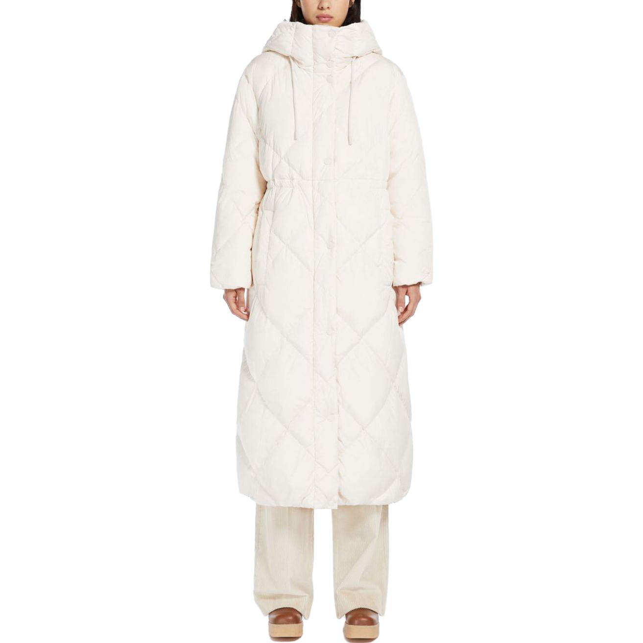 (Women) WEEKEND MaxMara Quilted Hooded Long Sleeve Cotton Jacket Women’s White 5496033306-008 圖 3