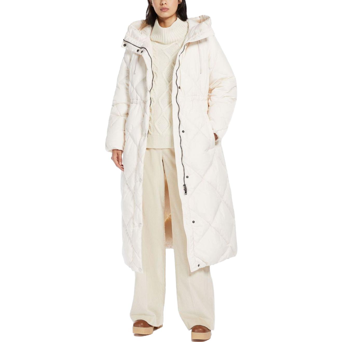 (Women) WEEKEND MaxMara Quilted Hooded Long Sleeve Cotton Jacket Women’s White 5496033306-008 圖 5