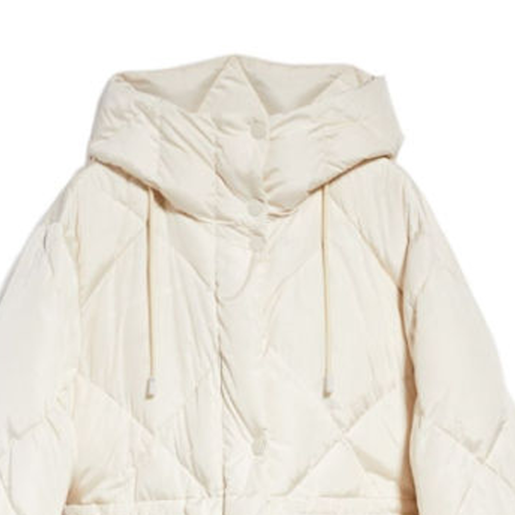 (Women) WEEKEND MaxMara Quilted Hooded Long Sleeve Cotton Jacket Women’s White 5496033306-008 圖 7