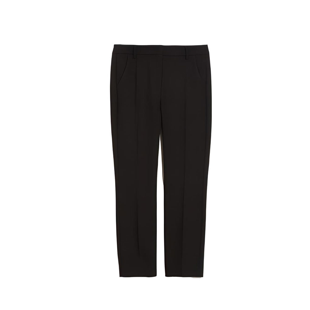 (Women) WEEKEND MaxMara Rana High-Waisted Tailored Pants Women’s Black 5131013706008-RANA