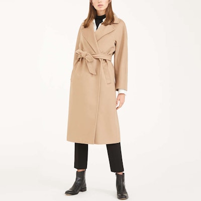 (W) WEEKEND MaxMara Resina Mantel Wol Klasik Tie Panjang Sedang Warna Camel. 5016020306006-RESINA Lookbook (W) WEEKEND MaxMara Resina Mantel Wol Klasik Tie Panjang Sedang Warna Camel. 5016020306006-RESINA