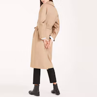 Purchase (W) WEEKEND MaxMara Resina 驼色羊毛中長款經典綁帶大衣 5016020306006-RESINA