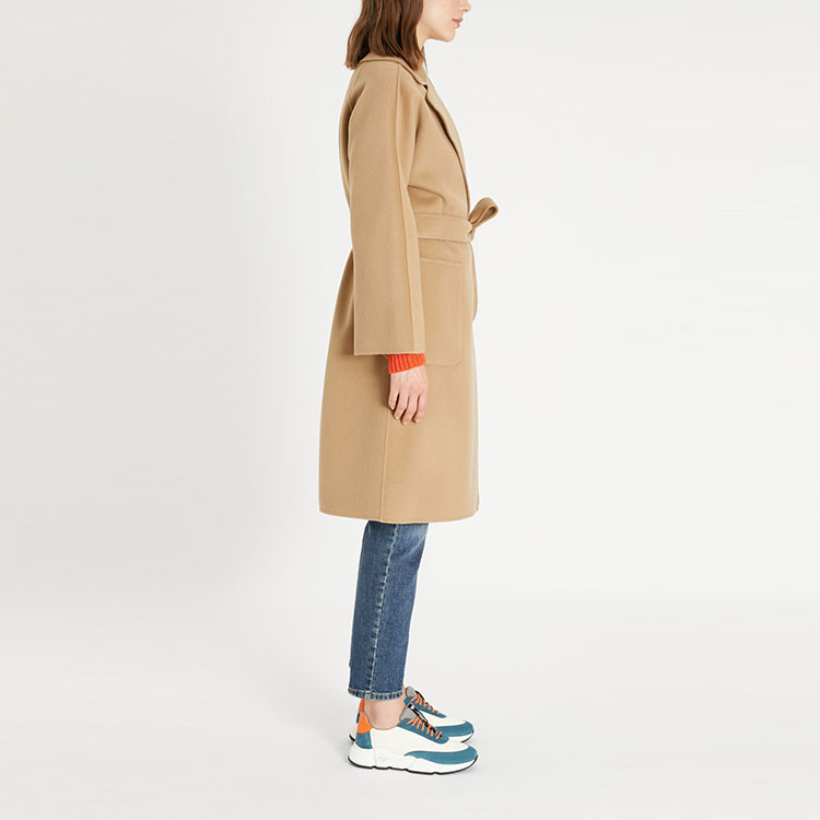 Details for (W) 위켄드 맥스마라 로보 카멜 벨티드 루즈핏 코트 칼라 디자인. 5016081906016-ROVO