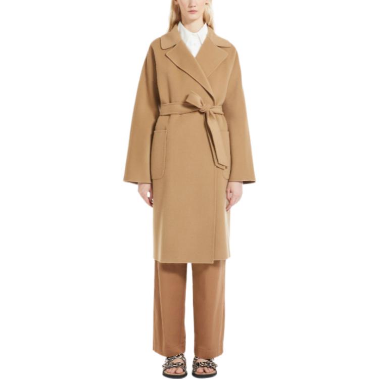 Lookbook (W) 週末MaxMara Rovo駝色系帶長版外套。 5016032906016-ROVO