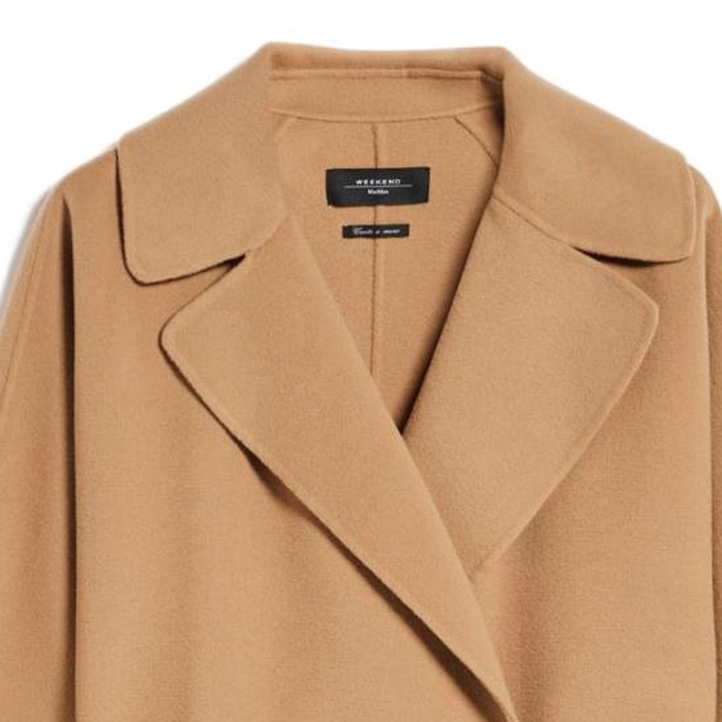 Details for (W) 週末MaxMara Rovo駝色系帶長版外套。 5016032906016-ROVO