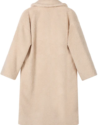 (W) 周末MaxMara Salmone米色女士长款纽扣大衣 5016032306005-SALMONE Lookbook (W) 周末MaxMara Salmone米色女士长款纽扣大衣 5016032306005-SALMONE