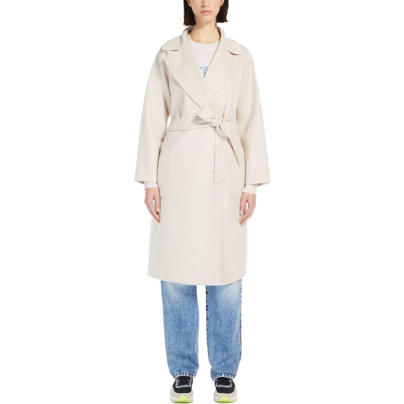 Sizing (W) ウィークエンド マックスマーラ セルツ ウールコート ノッチドラペル&ベルト付き 5011033706050-SELZ