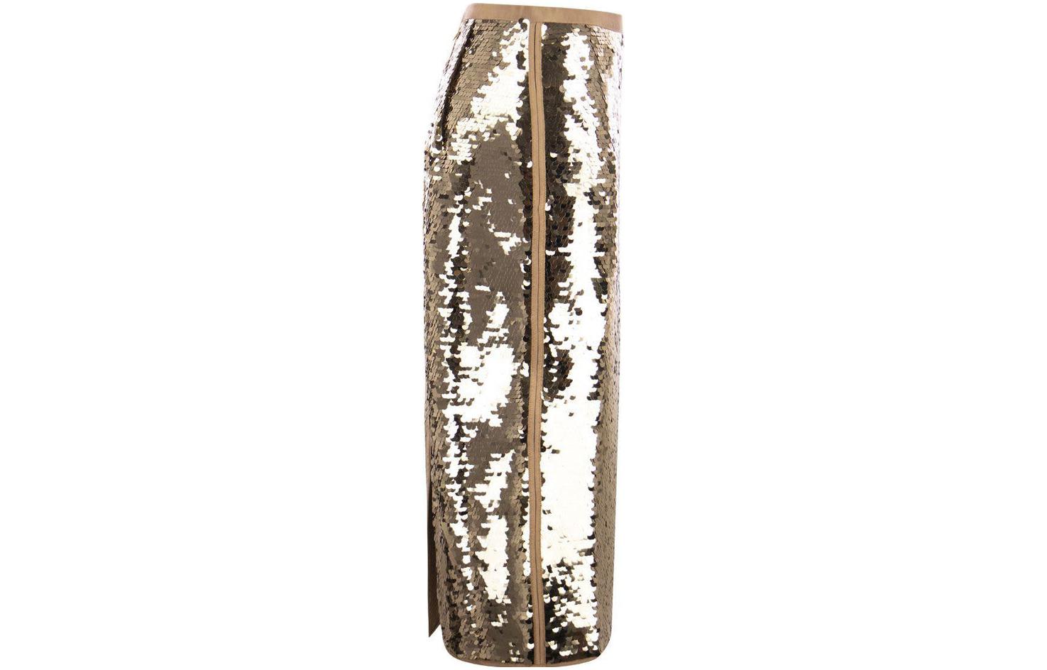 Shop (W) WEEKEND MaxMara 銀色高腰中長款休閒裙 女裝 2357760136600-001