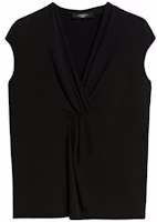 (Women) WEEKEND MaxMara Slim-Fit V-Neck Sleeveless Tank Top Black 5941144206001-NEGOZI (Women) WEEKEND MaxMara Slim-Fit V-Neck Sleeveless Tank Top Black 5941144206001-NEGOZI