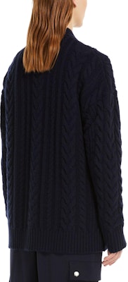 (W) WEEKEND MaxMara Sponda羊毛V領紐扣開襟衫海軍藍針織外套 5346073306012-SPONDA Purchase (W) WEEKEND MaxMara Sponda羊毛V領紐扣開襟衫海軍藍針織外套 5346073306012-SPONDA