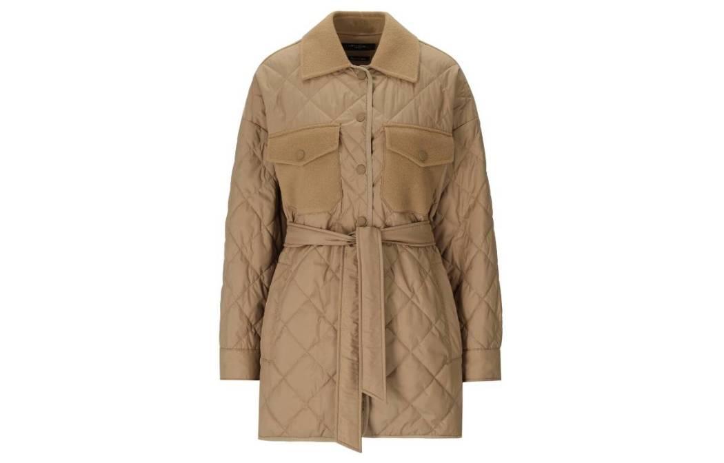 Order (W) WEEKEND MaxMara SS23 Beige Jaket Slim Fit Lengan Panjang Butang. 2354860239600012