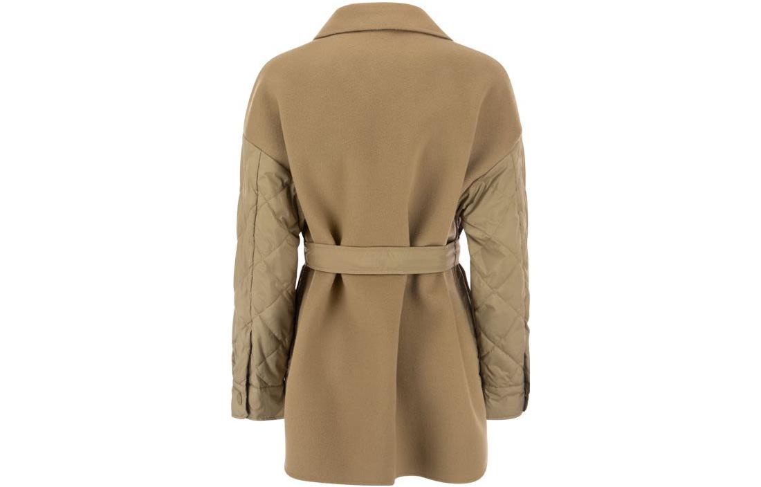 Lookbook (W) WEEKEND MaxMara SS23 Beige Jaket Slim Fit Lengan Panjang Butang. 2354860239600012