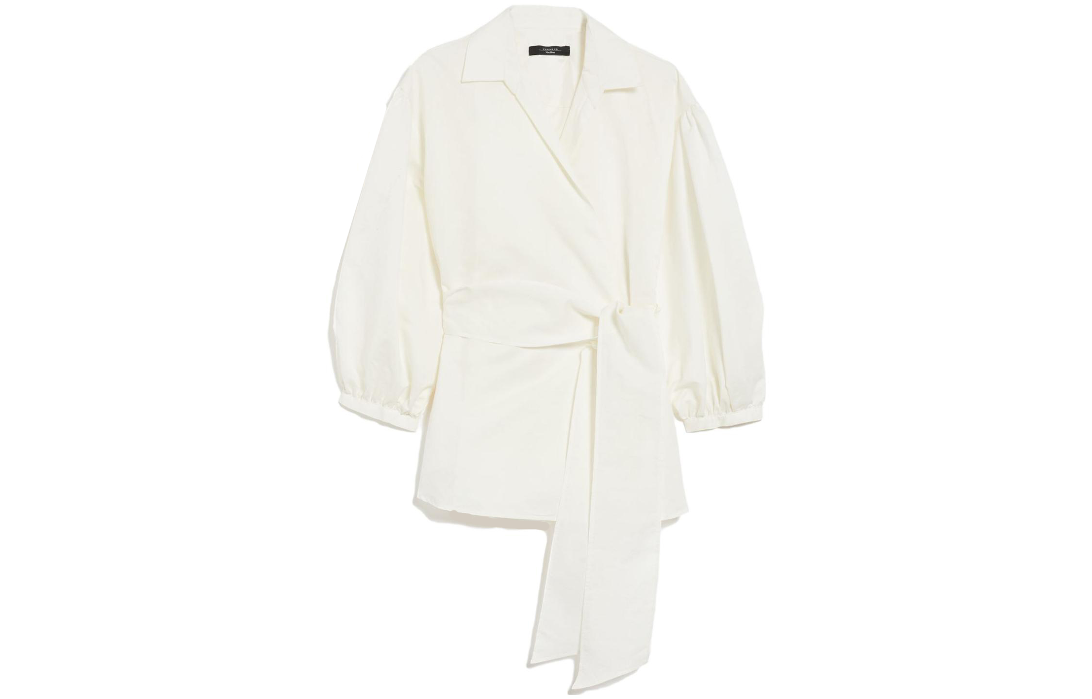 Order (W) Kemeja Putih Ikat Pinggang WEEKEND MaxMara SS23 51110731600-015