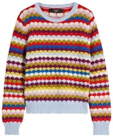 (Women) WEEKEND MaxMara Striped Colorblock Crewneck Long Sleeve Sweater Women. 2353661939600-001 (Women) WEEKEND MaxMara Striped Colorblock Crewneck Long Sleeve Sweater Women. 2353661939600-001