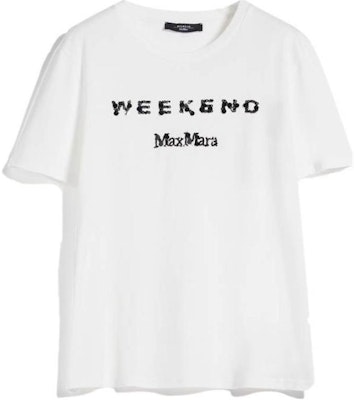 (W) WEEKEND MaxMara Talento 字母印花白色休閒女T恤 5971013706-008 Buy (W) WEEKEND MaxMara Talento 字母印花白色休閒女T恤 5971013706-008