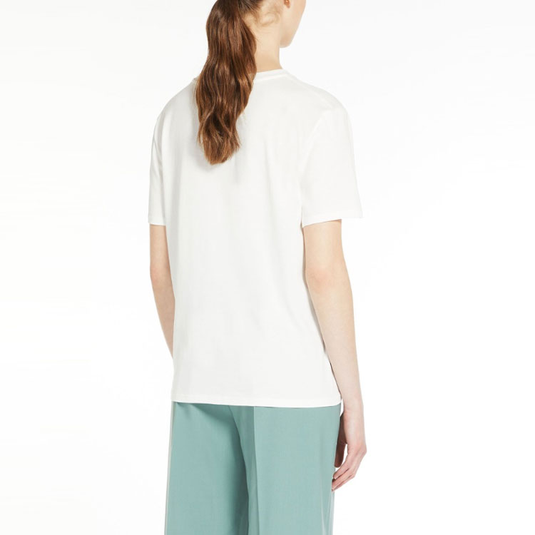 Purchase (W) WEEKEND MaxMara Talento 字母印花白色休閒女T恤 5971013706-008