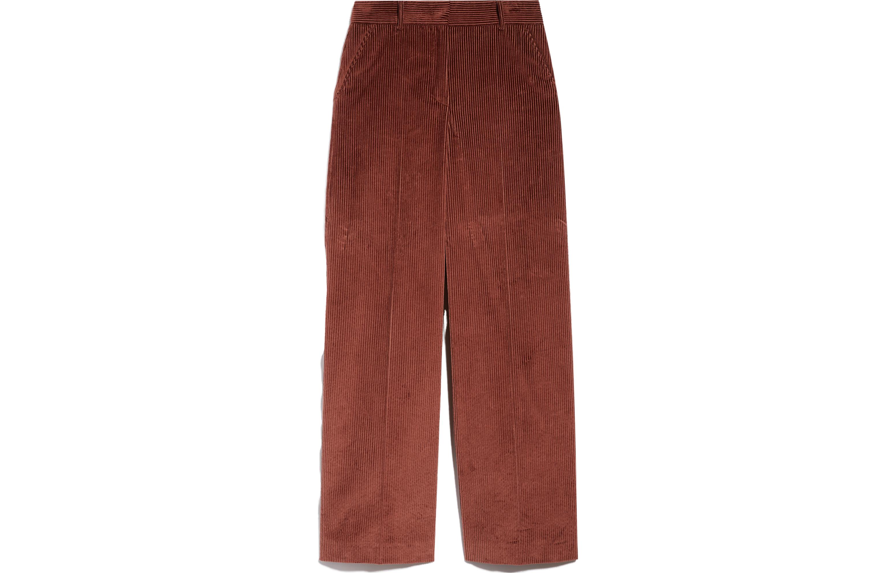 (Women) WEEKEND MaxMara Tania  Brown Straight-Leg Casual Track Pants. 5136043306010-TANIA