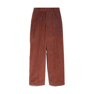 (Women) WEEKEND MaxMara Tania Brown Straight-Leg Casual Track Pants. 5136043306010-TANIA