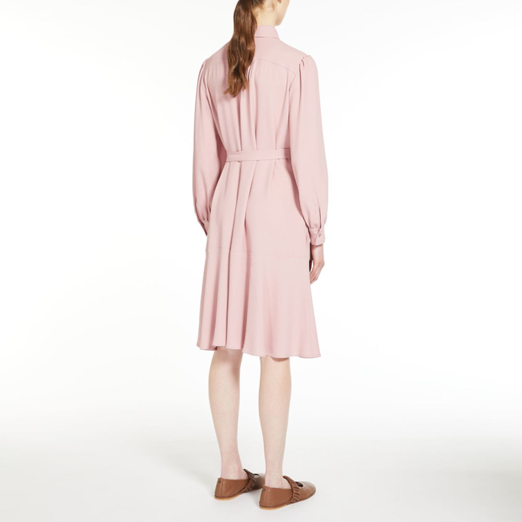 Shop (W) WEEKEND MaxMara Vals Pink Baju Dress Kemeja Lengan Panjang. 5221113706002-VALS