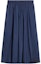 Order (W) WEEKEND MaxMara Zarda Rok Midi Biru Navy Casual Wanita Mid-Rise. 5106054106002-ZARDA