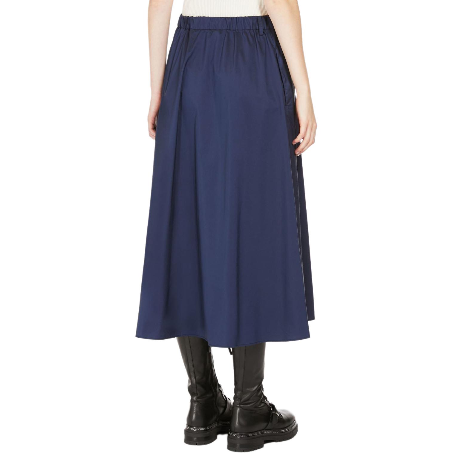 Purchase (W) WEEKEND MaxMara Zarda Rok Midi Biru Navy Casual Wanita Mid-Rise. 5106054106002-ZARDA