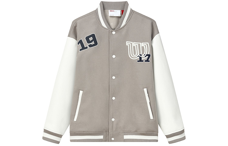 Wilson Casual Sports Single-Breasted Baseball Jacket W11M215705W