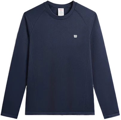 Wilson FW/AW25 Long-Sleeve Raglan Pullover Tennis Shirt WM20063 Buy Wilson FW/AW25 Long-Sleeve Raglan Pullover Tennis Shirt WM20063