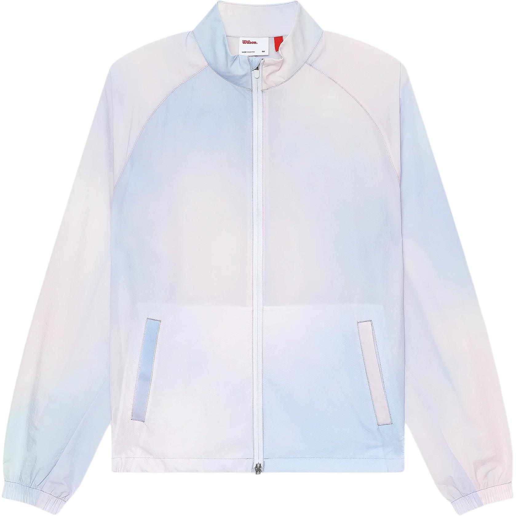 Wilson Gradient Zip Long Sleeve Breathable Tennis Jacket for Men. W263101TJK71