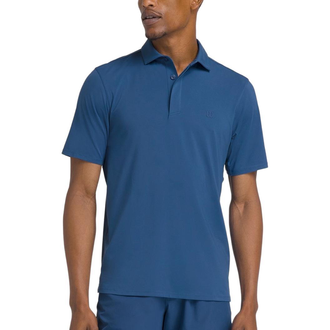 Wilson Solid Polo Quick-Dry Breathable Golf Shirt WM00307531