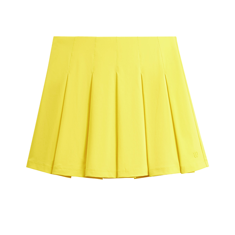 (Women) Wilson SS24 Pleated Knit Tennis Skirt  High-Waist Casual Skort. WW00311411