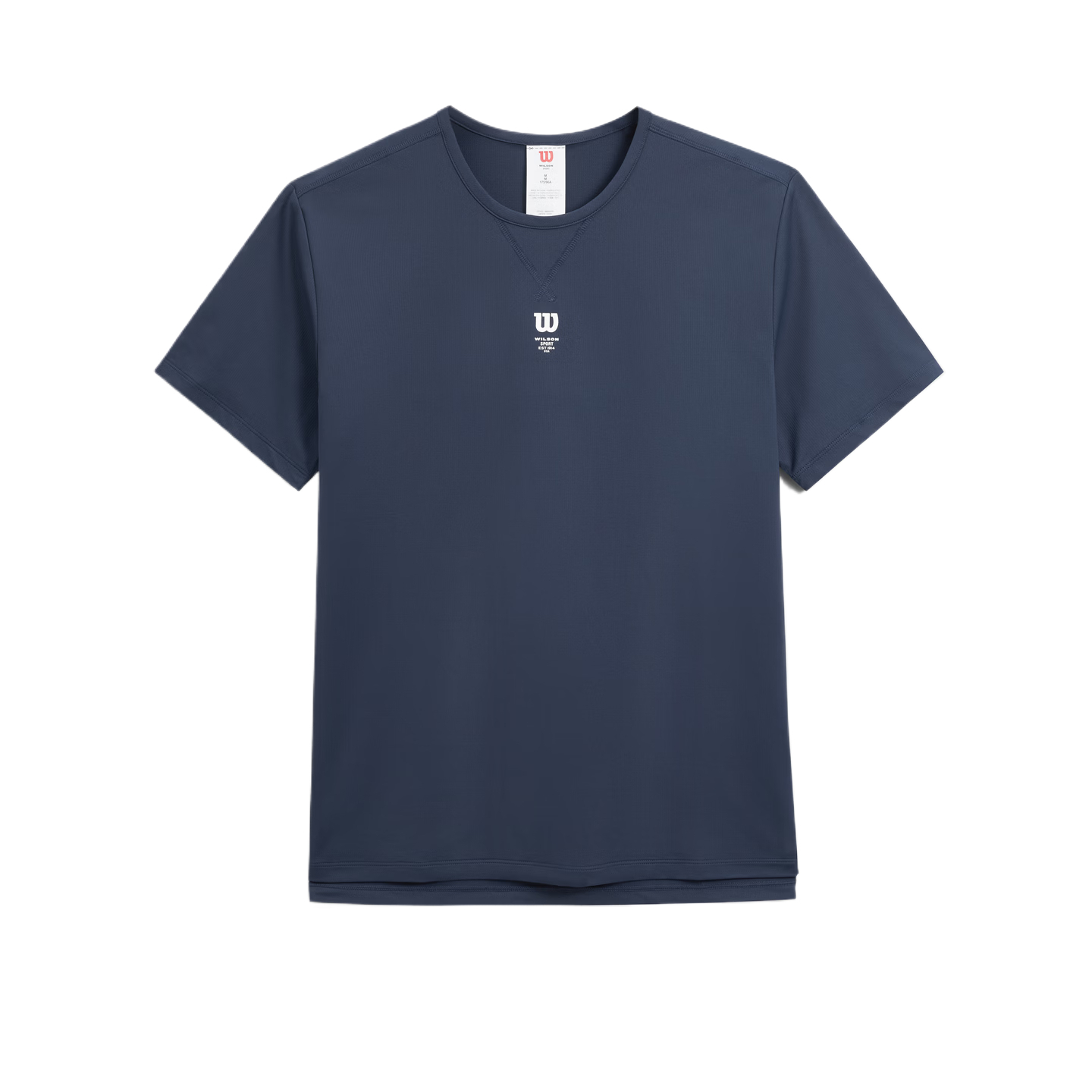 Wilson SS26 Breathable Crewneck Plain Pullover Tennis Shirt - WN00206