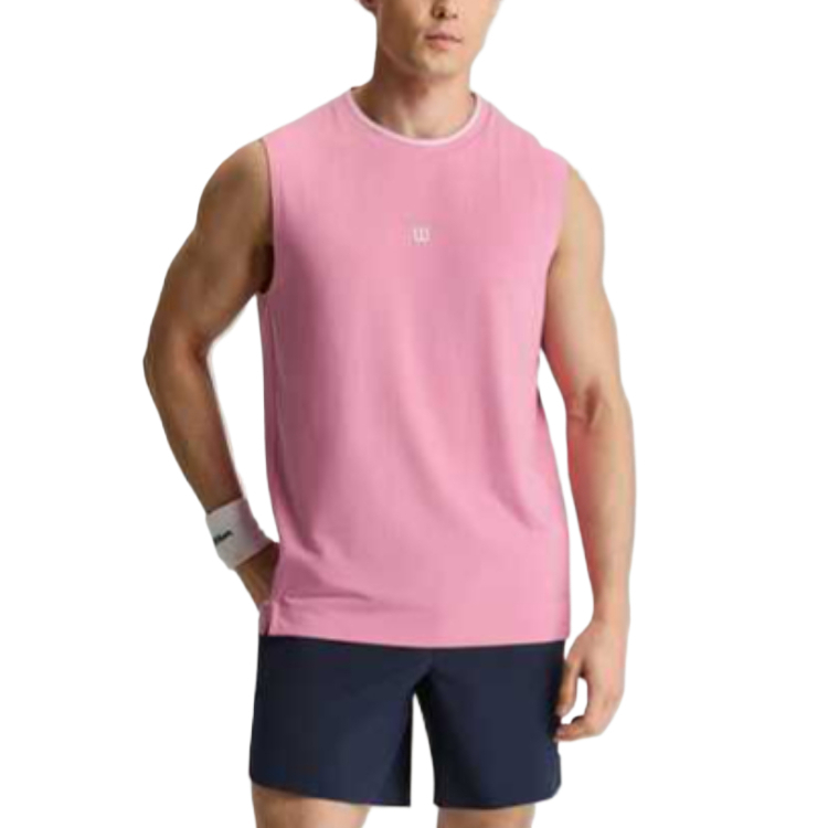 Wilson SS26 Sleeveless Tennis Shirt - Quick-Dry, Solid Color WN00108