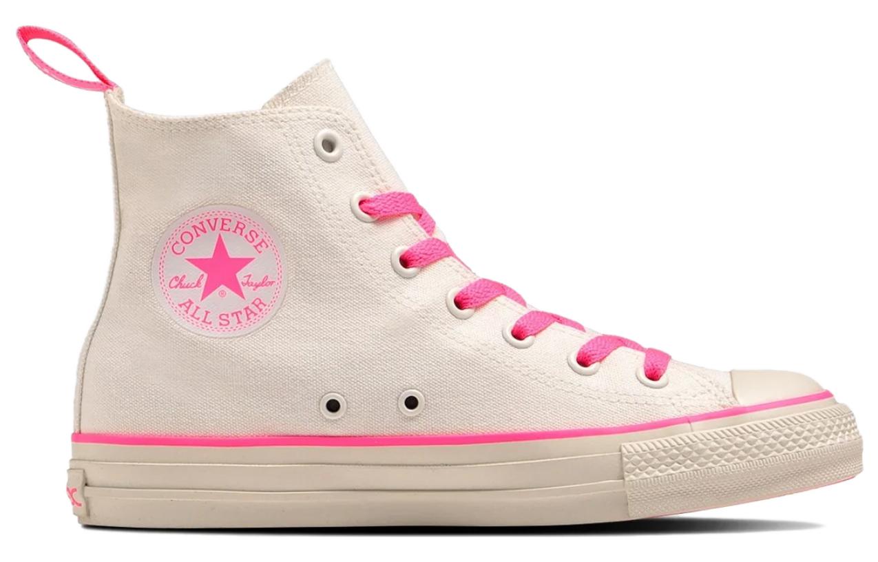 (W) X-girl Converse All Star Hi 'White/Pink' 圖 2