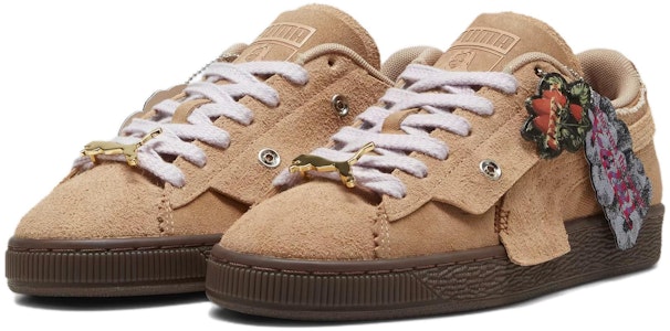 (女款)X-Girl x Puma Suede 'Toasted Almond' 396251-02 Lookbook (女款)X-Girl x Puma Suede 'Toasted Almond' 396251-02