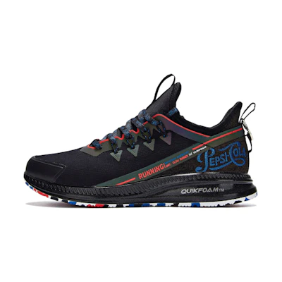 (W) 361° QU!K Titanium Speed 2.0 Running Shoes 'Black Blue'