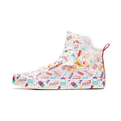 (W) Anta Coca Cola Canvas 'White Multi-Color'