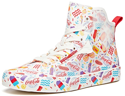 (Women) Anta x Coca Cola Canvas 'White Multi-Color' 122028656-8 Order (Women) Anta x Coca Cola Canvas 'White Multi-Color' 122028656-8