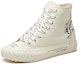 Order (W) Anta x Robert Geller Life Series Sneakers Canvas Tinggi 'Eagle White Black' 12948680-12